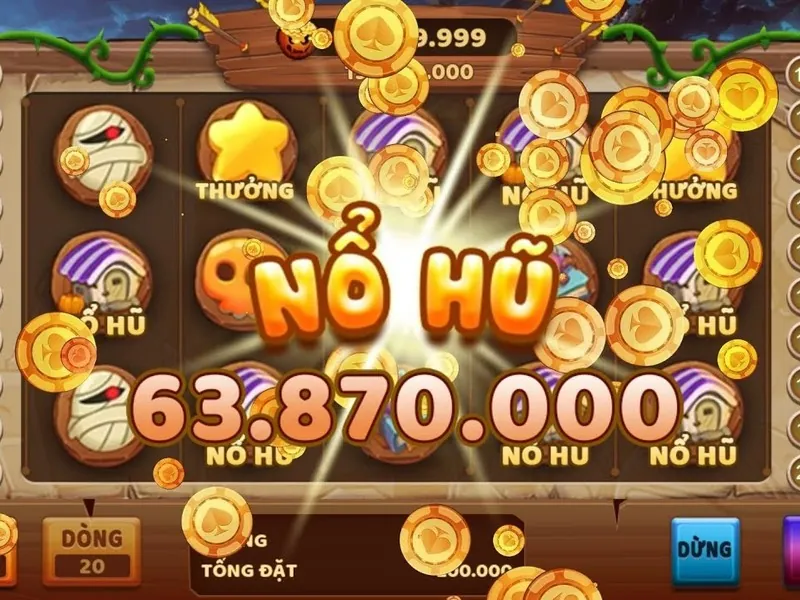 Trò chơi slot trên 77bet game